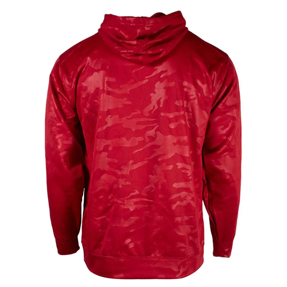 Skeeter Badger Red Monocam Embossed Hoodie