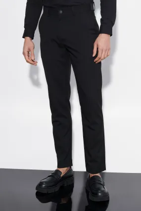 Skinny Grossgrain Waistband Smart Trousers