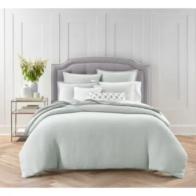 Sky Textured Matelasse Duvet Cover Set, Full/Queen - 100% Exclusive