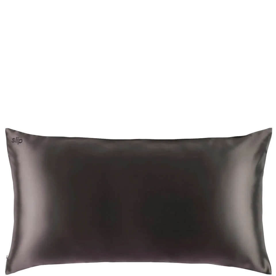 Slip Silk Pillowcase King (Various Colours) - Charcoal | Coggles