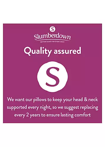 Slumberdown Super Support Feels Like Down Firm Support Pack of 6 Pillows | Kaleidoscope