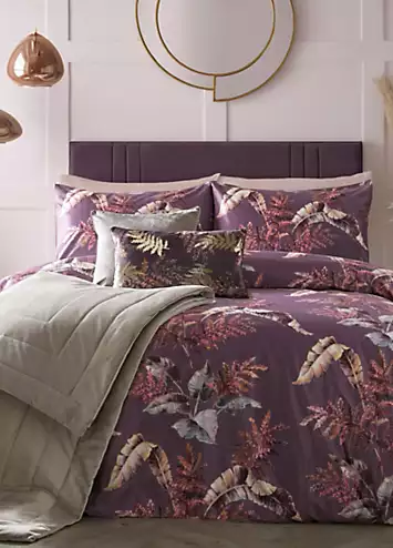 Soiree Mauve Josette Duvet Cover Set | Kaleidoscope