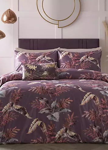 Soiree Mauve Josette Duvet Cover Set | Kaleidoscope