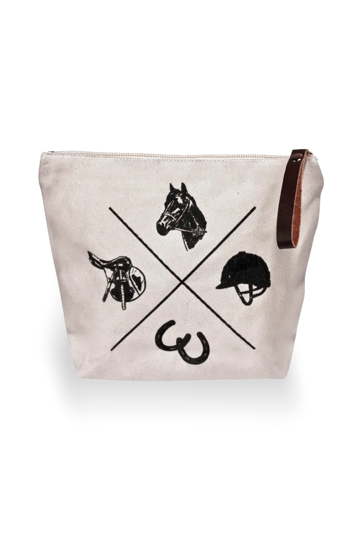 Spiced Equestrian - Vintage Rider Makeup Bag