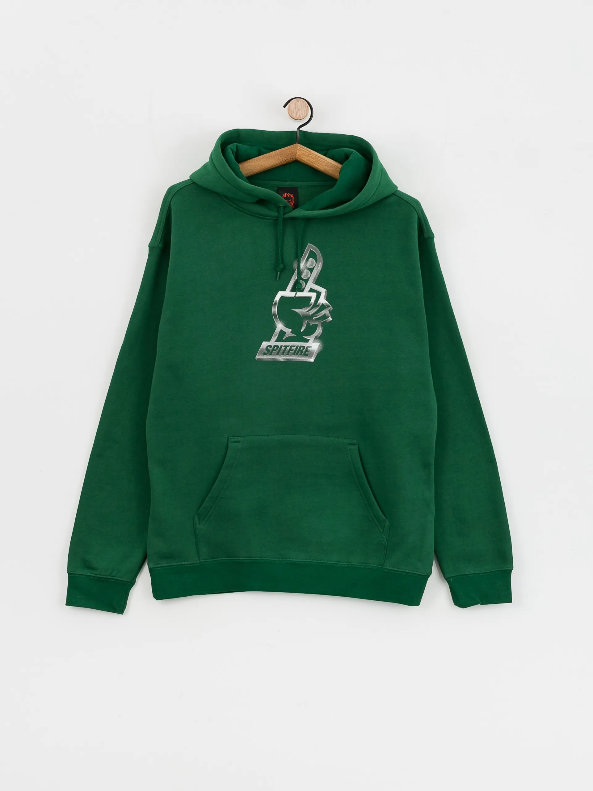 Spitfire Chrome HD Hoodie (dark green)