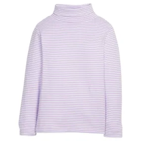 Striped Turtleneck - Lavender