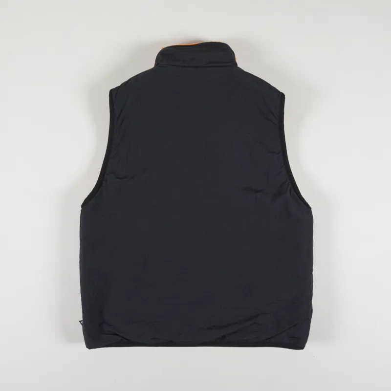 Stussy Sherpa Reversible Vest Tangerine