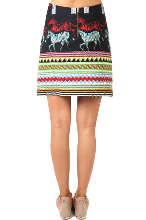 SUNO A Line Mini Skirt