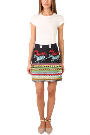 SUNO A Line Mini Skirt