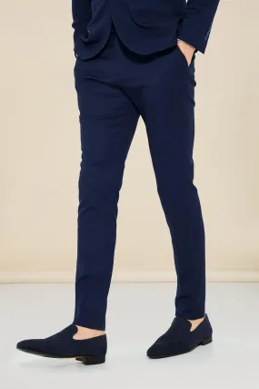 Super Skinny Seersucker Suit Trousers