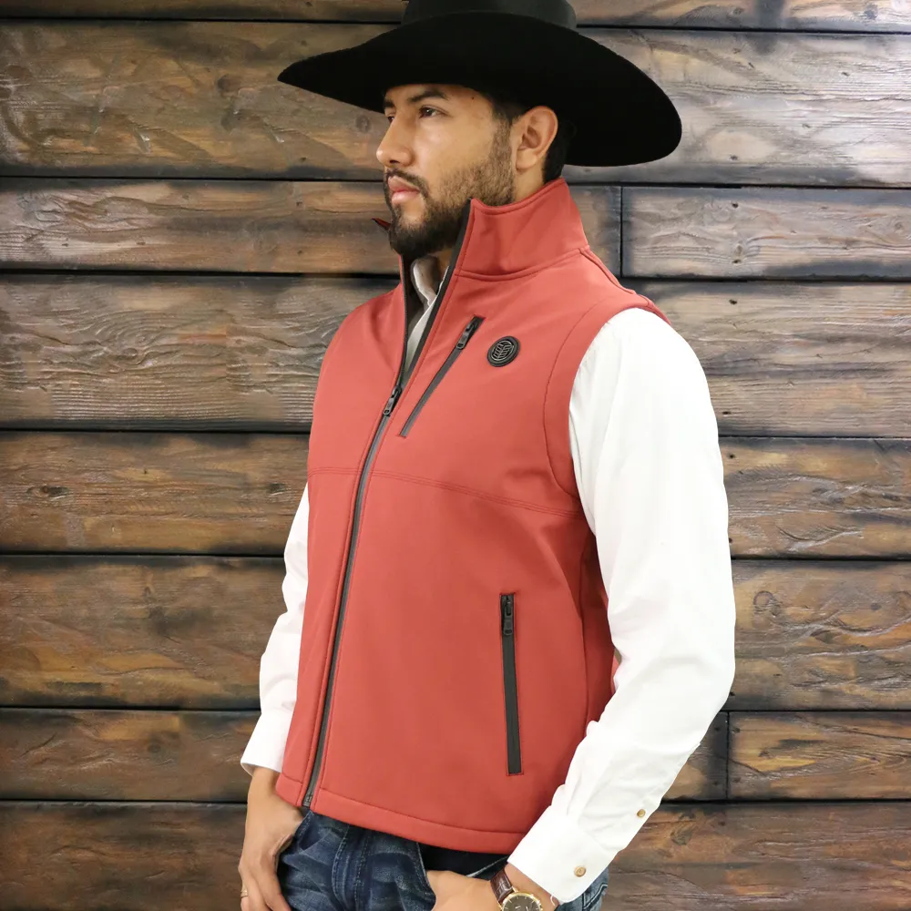 Tempco Mens Dallas Softshell Iron Feather Vest | Buy Now