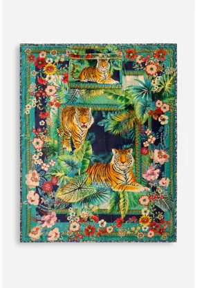 Tigres Travel Blanket by Johnny Was