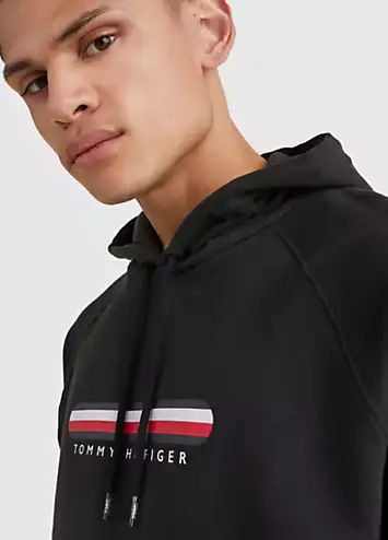 Tommy Hilfiger Logo Print Hoodie | Grattan