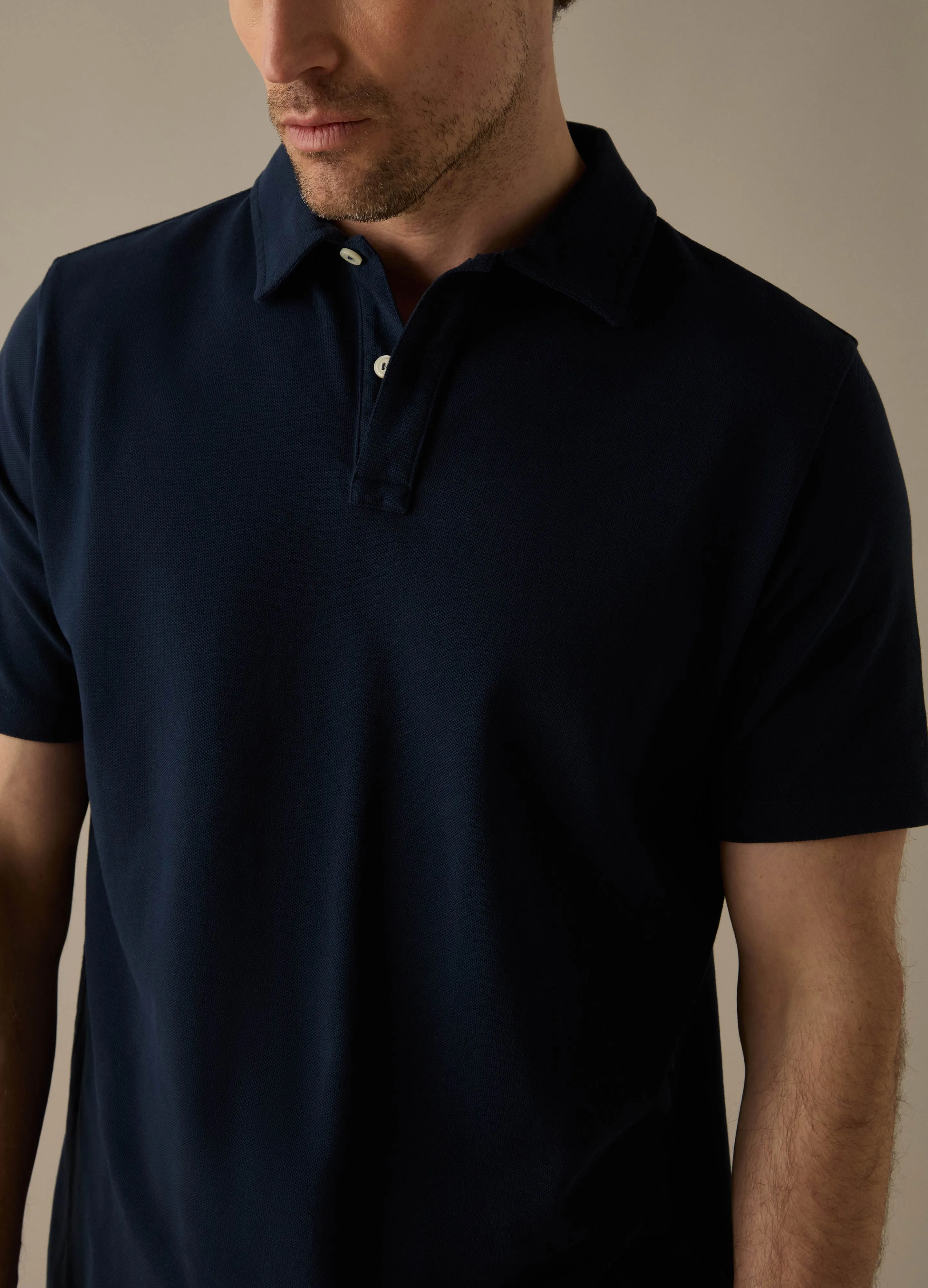 Torkel Short Sleeve Polo Shirt - Navy