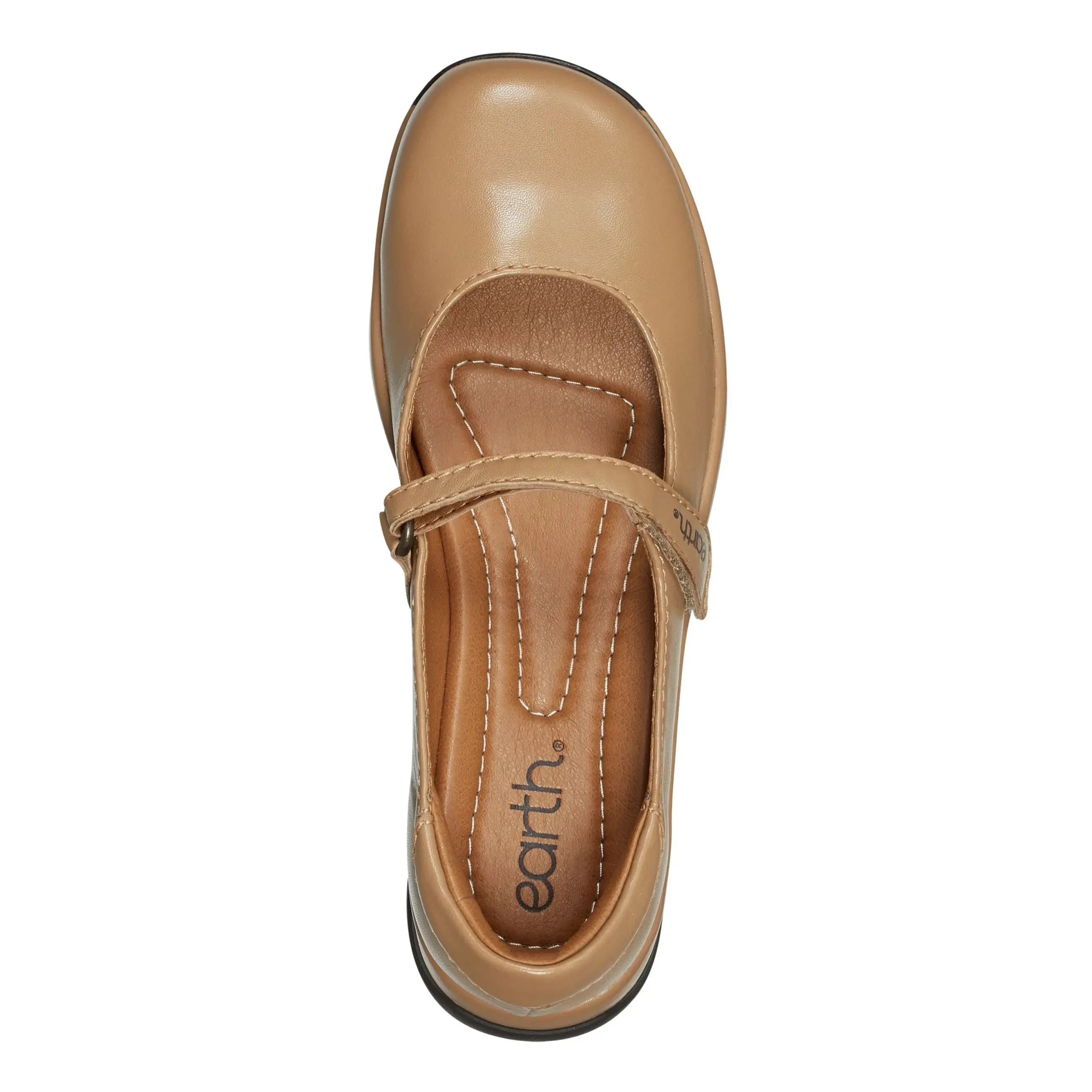 Tose Lug Sole Square Toe Casual Ballet Flats