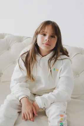 True 2 Size Just 4Kids Hoodie Ivory