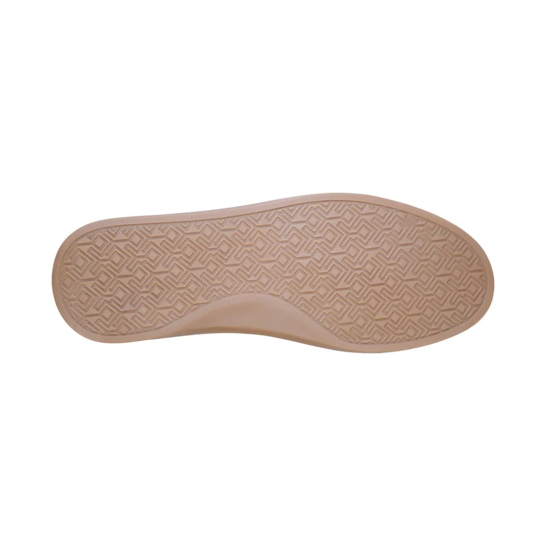 Tumi Pink Perforated Leather Flats