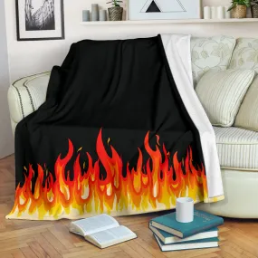 Ultra Plush Flame Bandana Throw Premium Blanket