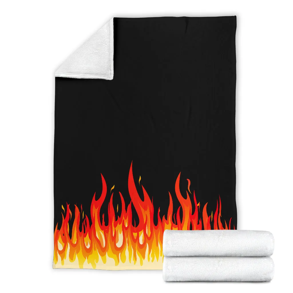 Ultra Plush Flame Bandana Throw Premium Blanket