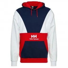 Urban Retro Hoodie - Red/ Blue/ White