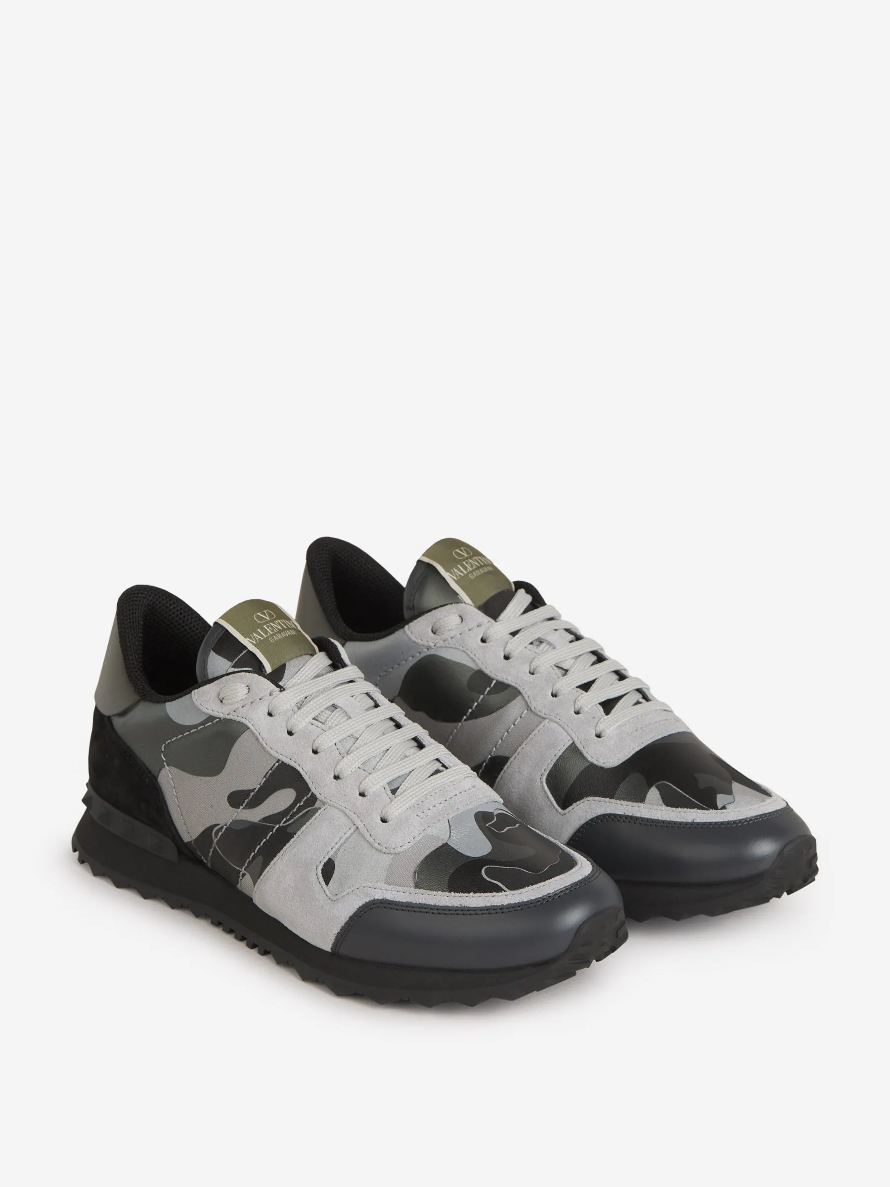 Valentino Garavani Rockrunner Camouflage Sneakers 