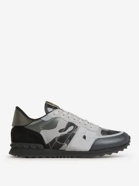 Valentino Garavani Rockrunner Camouflage Sneakers 