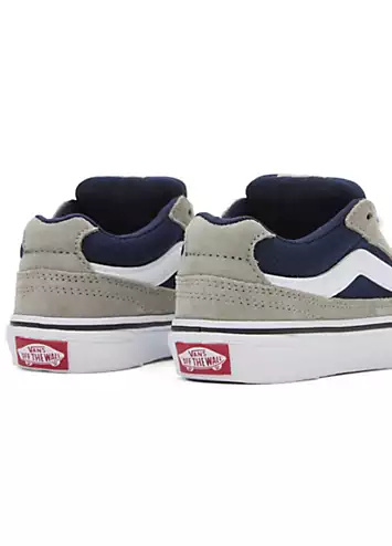 Vans Grey Blue Youth Caldrone Trainers | Grattan