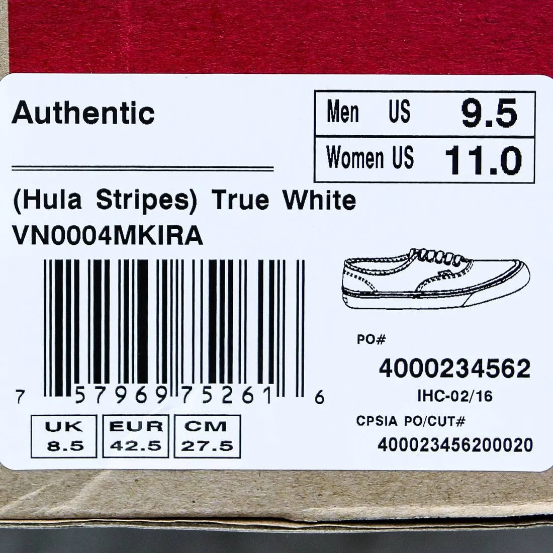 Vans Men Authentic - Hula Stripes (white)