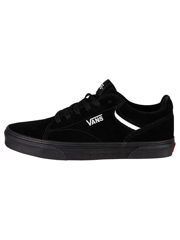 Vans Seldan Suede Trainers - Black/Black