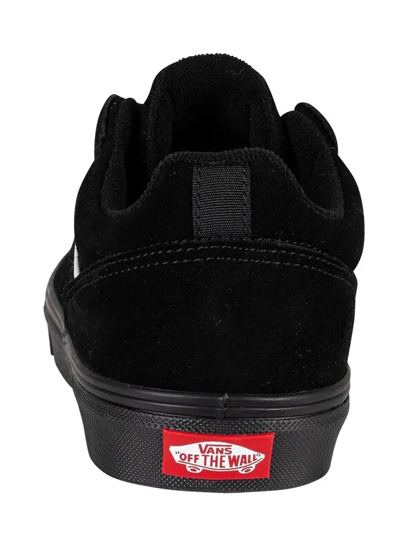 Vans Seldan Suede Trainers - Black/Black