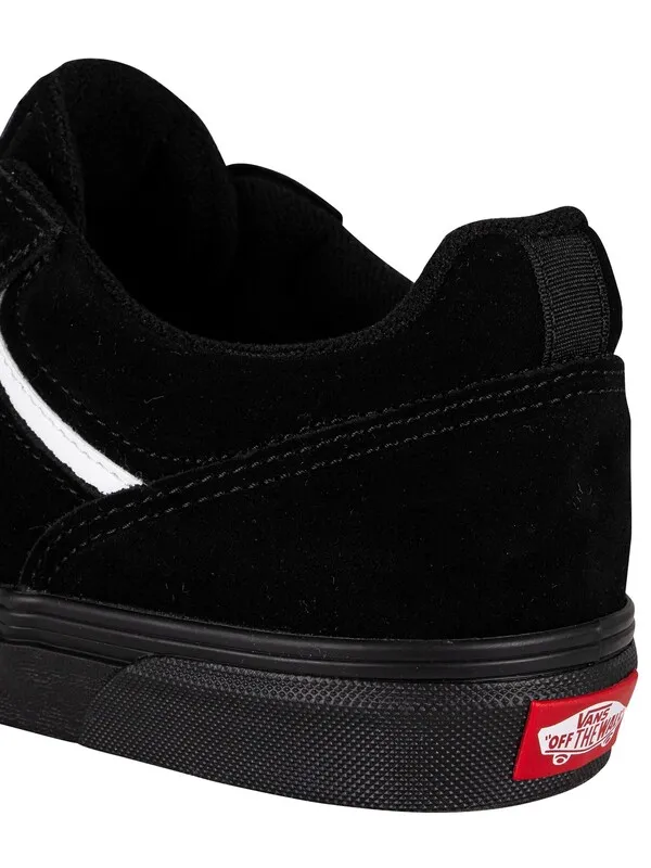 Vans Seldan Suede Trainers - Black/Black