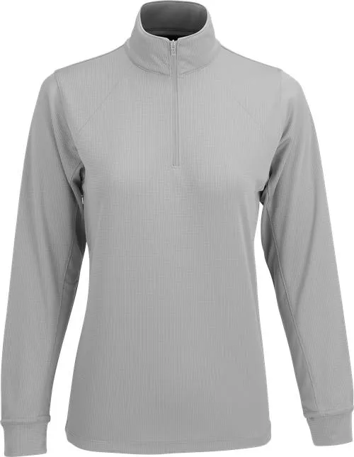 Vansport Ladies Mesh 1/4-Zip Tech Pullover