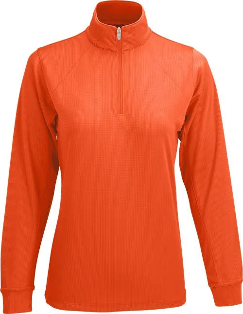 Vansport Ladies Mesh 1/4-Zip Tech Pullover