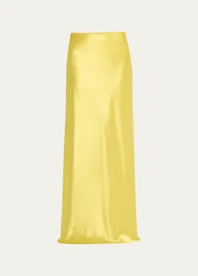 Vince Satin Maxi Skirt