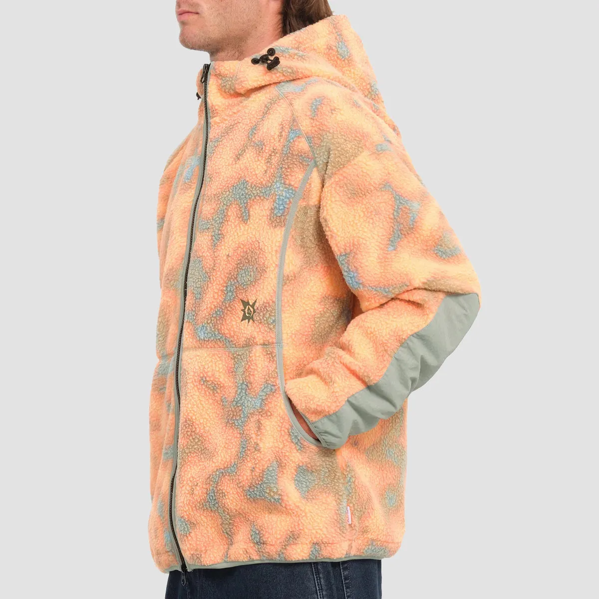 Volcom Bryan Iguchi Zip Hoodie Tigerlily