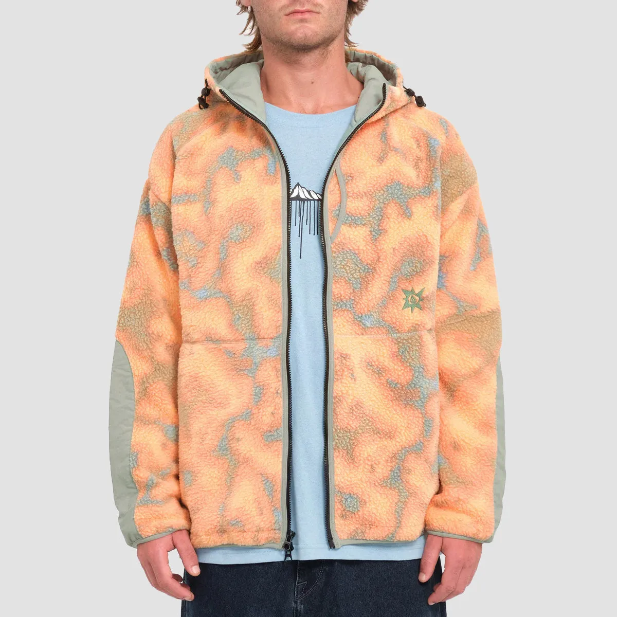 Volcom Bryan Iguchi Zip Hoodie Tigerlily