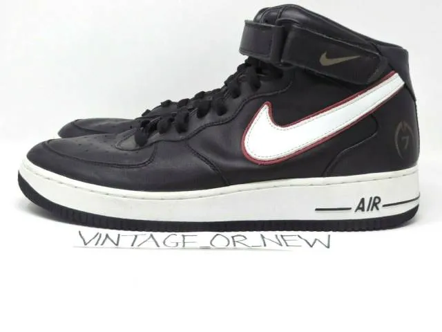 VTG 2004 Nike Air Force 1 Mid Michael Vick Atlanta Falco...