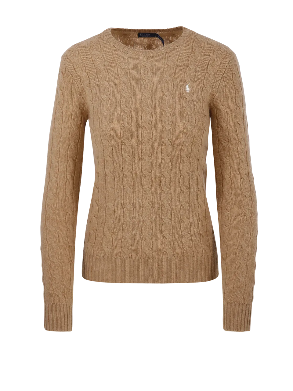 WOMAN RALPH LAUREN BROWN WOOL PULLOVER