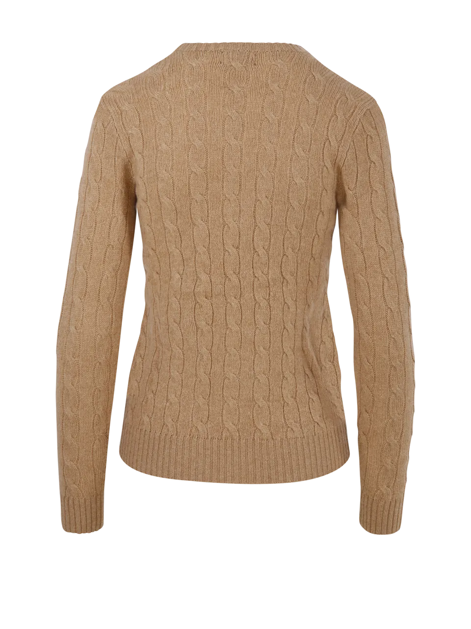 WOMAN RALPH LAUREN BROWN WOOL PULLOVER